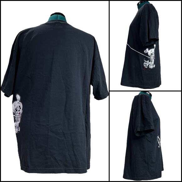 Vintage 90's Betty Boop Princess Diana Graphic Tee Shirt Top Front Back Men's XL - Picture 2 of 12